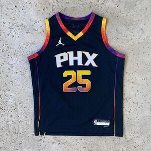 NBA Mikel Bridges Phoenix Suns Jordan Nike Statement Jersey Basketball Youth L